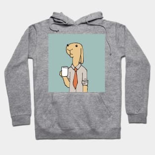 Office Bunny Male Hoodie